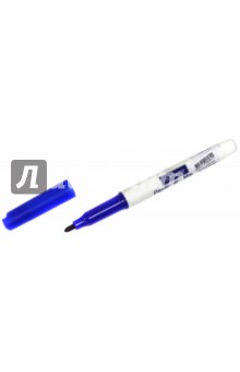 Маркер перманентный синий (круглый пишущий узел 1 мм) (SHPM-01)