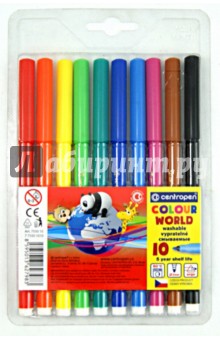 Фломастеры Color World (10 цветов) (7550/10 TP)