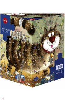 Puzzle-1000 "Кошачья жизнь" (29569)