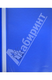 Папка-скоросшиватель A4 темно-синяя (400PF50-04)