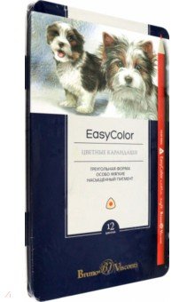 Карандаши цветные Easycolor (12 цветов, трехгранные) (30-0030)