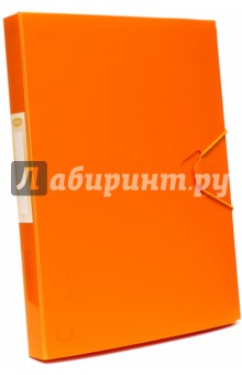 Папка-бокс с резинкой Neon Orange (85524)