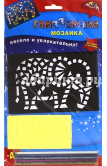 Мозаика глиттерная А6 "Слон" (С2615-04)