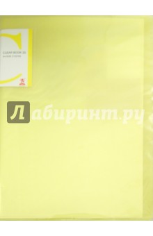 Папка с файлами (20 файлов, А4, желтая)  (CY20TM-Y)