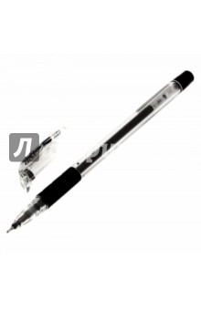 Ручка гелевая с игольчатым пишущим узлом (черная, 0,5 мм) (K405-A)