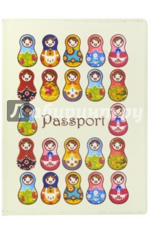 Обложка для паспорта Твой стиль. Матрешки (2203.Т8)