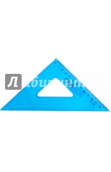 Треугольник пластмассовый (45°, 12 см) (ТК46)