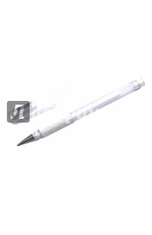 Ручка гелевая игловидная (белая, 0,8 мм) (PK118-LW)