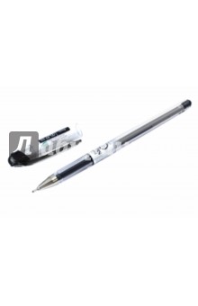 Ручка гелевая игловидная (черная, 0.7 мм) (PBG207-A)
