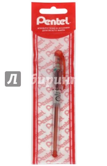 Ручка гелевая игловидная (красная, 0.7 мм) (PBG207-B)