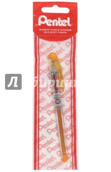 Ручка гелевая игловидная, оранжевая, 0.7 мм (PBG207-A)
