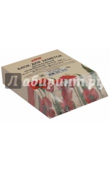 Блок для заметок, 300 листов, 90х110 мм, проклеенный Red on White (LN9к_10641)