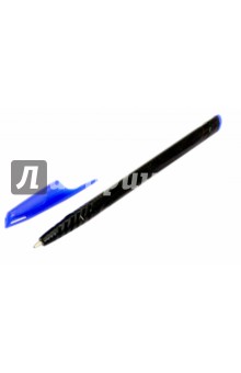 Ручка шариковая GREEN DARK, 0,6 мм, синяя, черный корпус