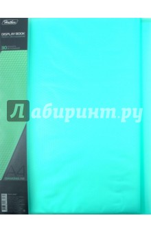 Папка пластиковая "DIAMOND зеленая" (30 вкладышей, А4, корешок 17 мм) (30AV4_02007)