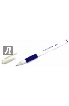 Ручка гелевая "Bianco" (синяя с резиновым грипом) (М-5532)