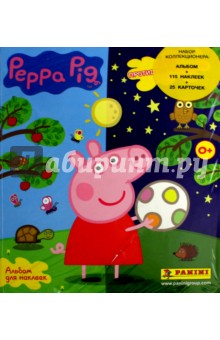 Набор коллекционера Peppa Pig. Игра противоположностей. Альбом + 25 пакетиков с наклейками