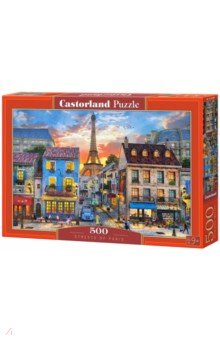 Puzzle-500 "Улицы Парижа" (B-52684)