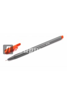 Капиллярная ручка "Triplus" (0.3 мм, оранжевая) (334-4)