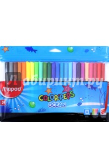 Фломастеры "Colorpeps Ocean" (24 цвета) (845722)