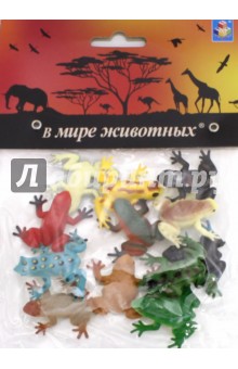 Игровой набор Лягушки (12 штук, 5 см) (Т50502)