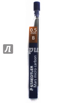 Грифели для механического карандаша "Mars" 0,5мм, 12шт (25005-B)