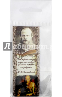 Книжная закладка с магнитом "Достоевский"