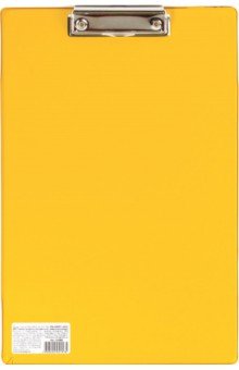 Доска-планшет "Comfort" с верхним прижимом, желтая (222662)