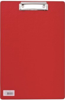 Доска-планшет "Comfort" с верхним прижимом, красная (222658)
