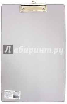 Доска-планшет Comfort с верхним прижимом, серая (222661)