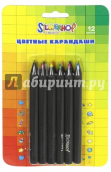 Цветные карандаши "Emotions Creative" (12 цветов, круглые) (134083-12)