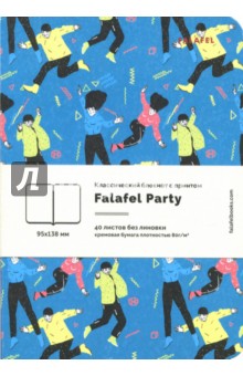 Блокнот "Party", A6, нелинованный, 40 листов, кремовая бумага (402716)