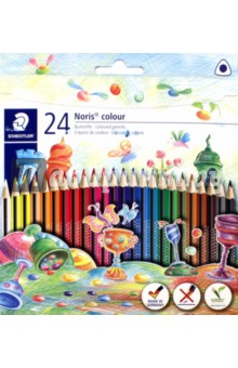 Карандаши цветные "Noris Colour" (24 цветные, трехгранные) (187C24)