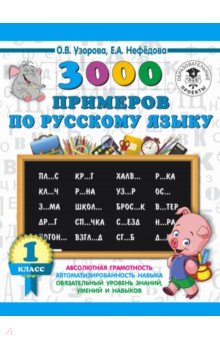 Русский язык. 1 класс. 3000 примеров