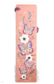 Закладка для книг Бабочки и цветы (45825)