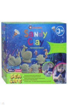 Набор для лепки "Sandy Clay. Морская Жизнь" (B25016)