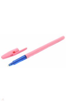 Ручка шариковая "Liner Pastel 808 F" (розовый корпус, синие чернила) (808FP/41-1)