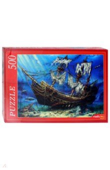 Puzzle-500 "Корабль на дне океана" (Ф500-8282)