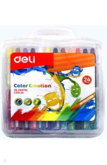 Пастель масляная "Color Emotion" (24 цвета) (EC20124)