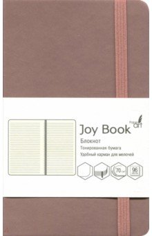 Блокнот "Joy Book" (96 листов, А6-, твердый переплет, какао) (БДБЛ6962918)