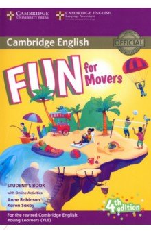 Fun for Movers. 4 Edition. Students Book + Online Activities + Online Downloadable audio file