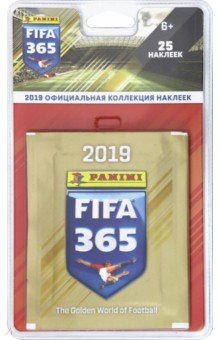 Блистер с наклейками 5 штук/упаковка  "FIFA 365-2019"