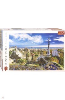 Puzzle-1500 "Парк Гуэль, Барселона" (26147)