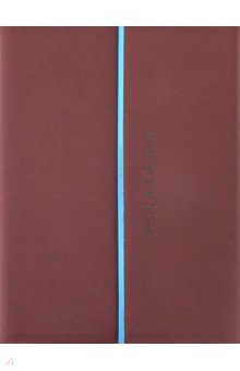 Ежедневник-органайзер недатированный "Соф-тач" (А5+, 96 листов, бордовый) (47403)