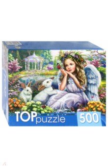 TOPpuzzle-500 "Ангелочек и кролики" (ХТП500-4238)