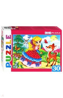 Artpuzzle-30 Принцесса и олененок (ПА-4491)