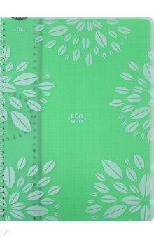Тетрадь 96 листов, А4 "ECO BOOK" мятная (84002)