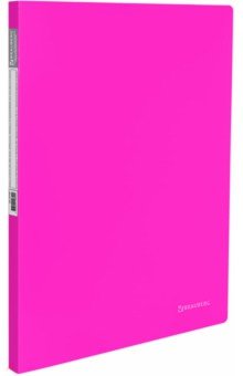 Папка с металлическим скоросшивателем+карман Neon, розовая (227466)