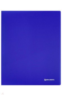 Папка с металлическим скоросшивателем+карман Neon, синяя (227467)