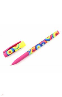 Ручка шариковая "FreshWrite. Круги цветные" (0,7 мм, синяя) (20-0214/33)