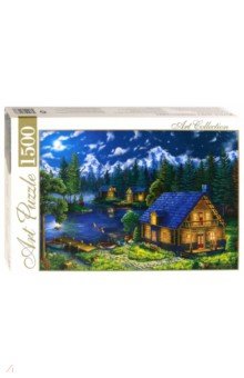 Artpuzzle-1500 Дом у лунного озера (ХАП1500-4463)